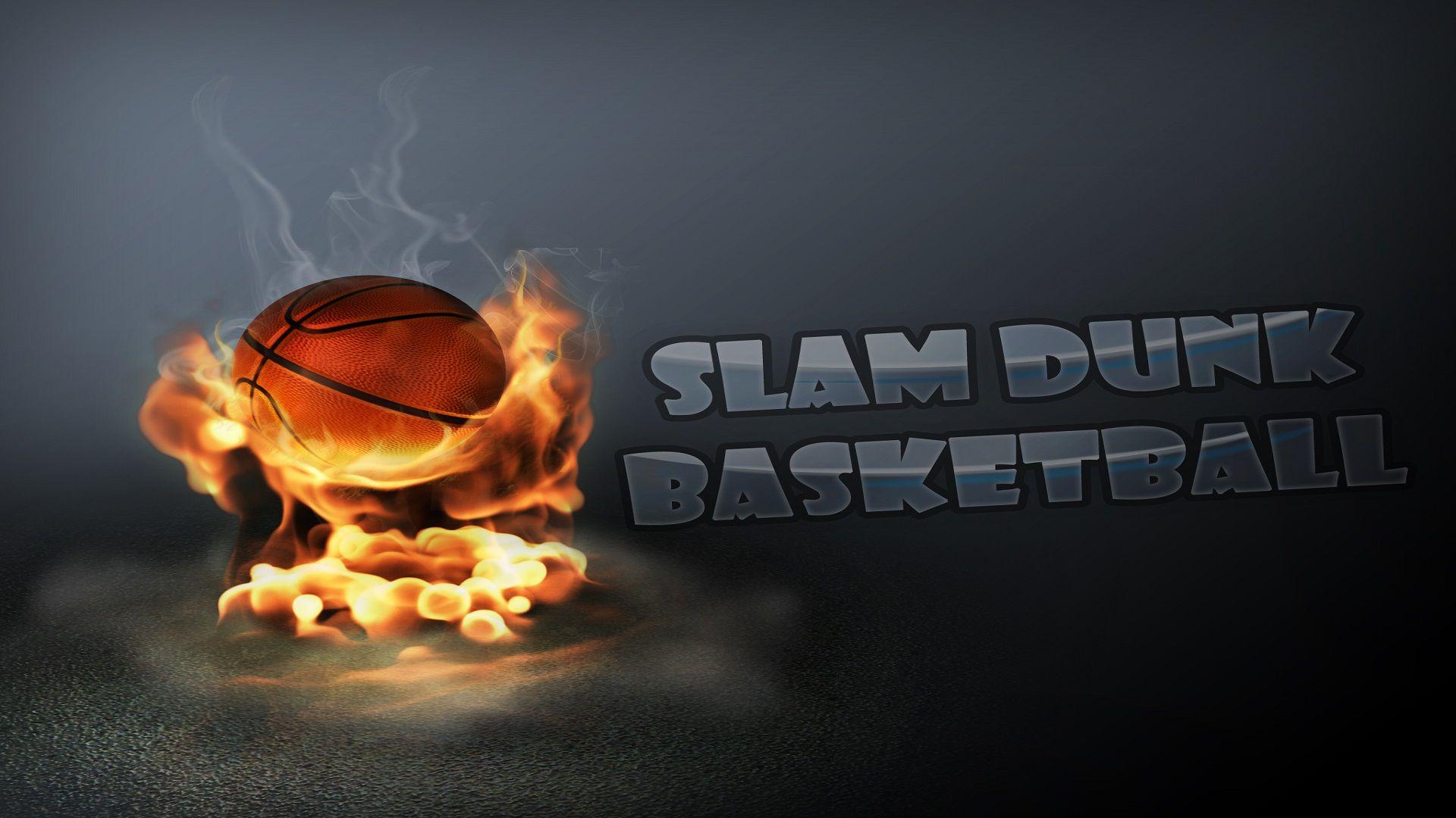 Fire Slam Dunk Basketball Wallpaper Picture 276