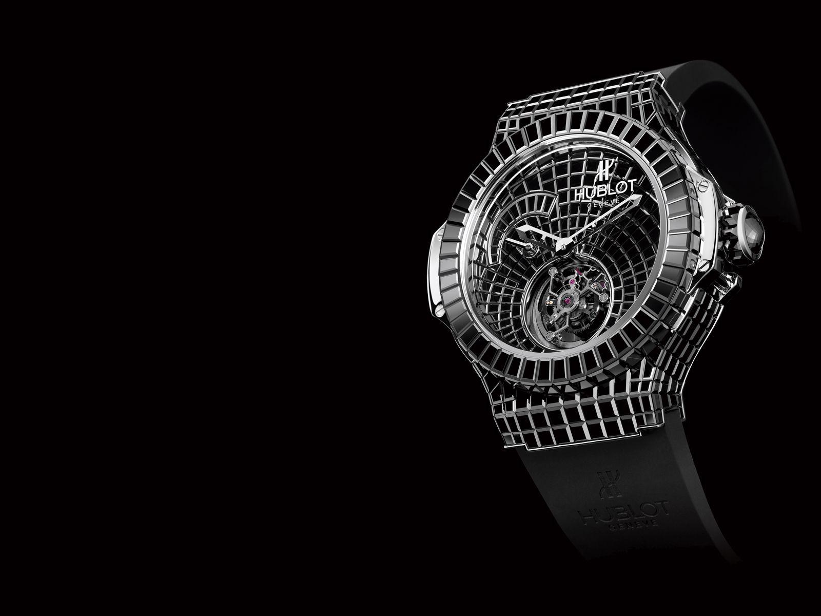 Best Wallpaper: Hublot One Million Dollar Black Caviar Watch Wallpaper