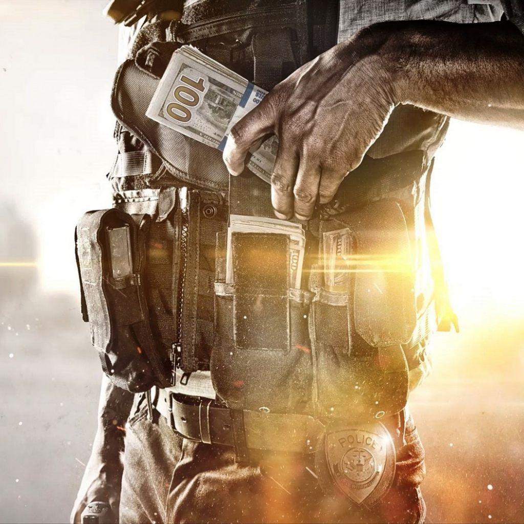 Download Wallpaper 1024x1024 Battlefield, Hardline, Visceral games