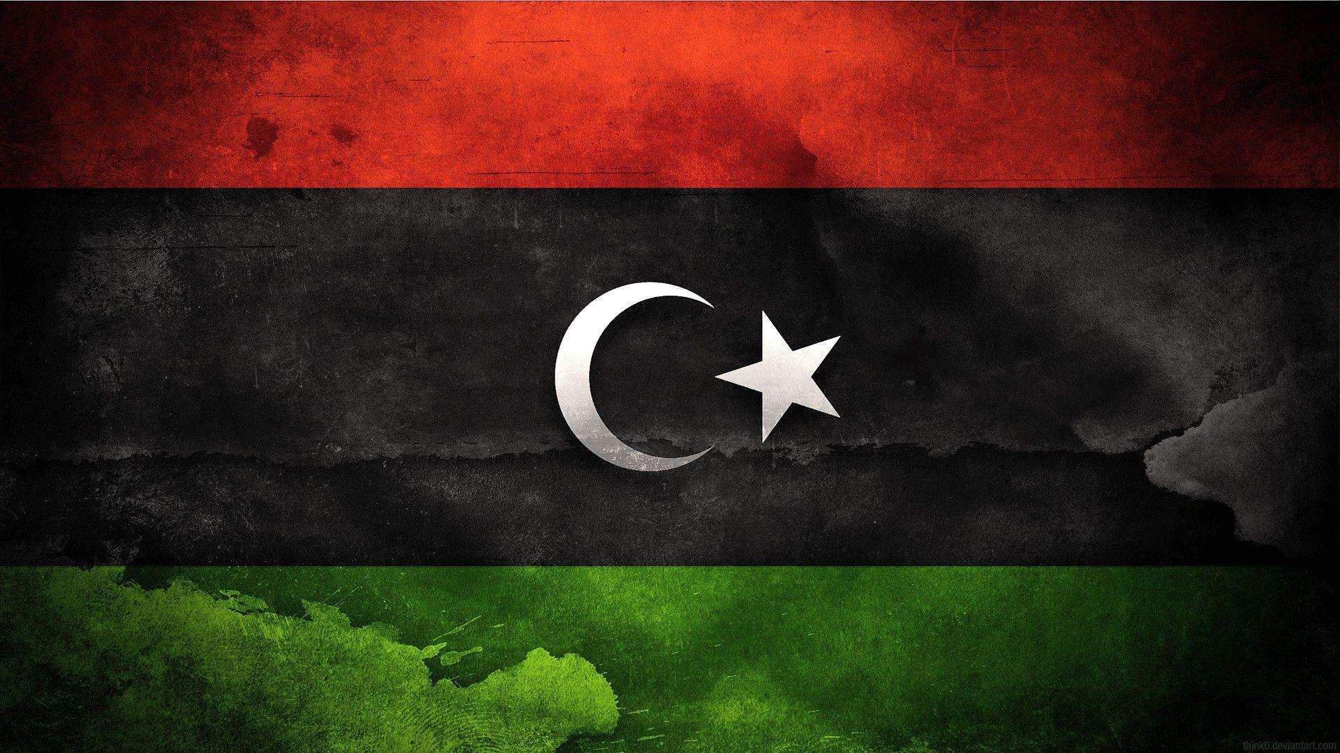 Flag Of Libya HD Wallpaper