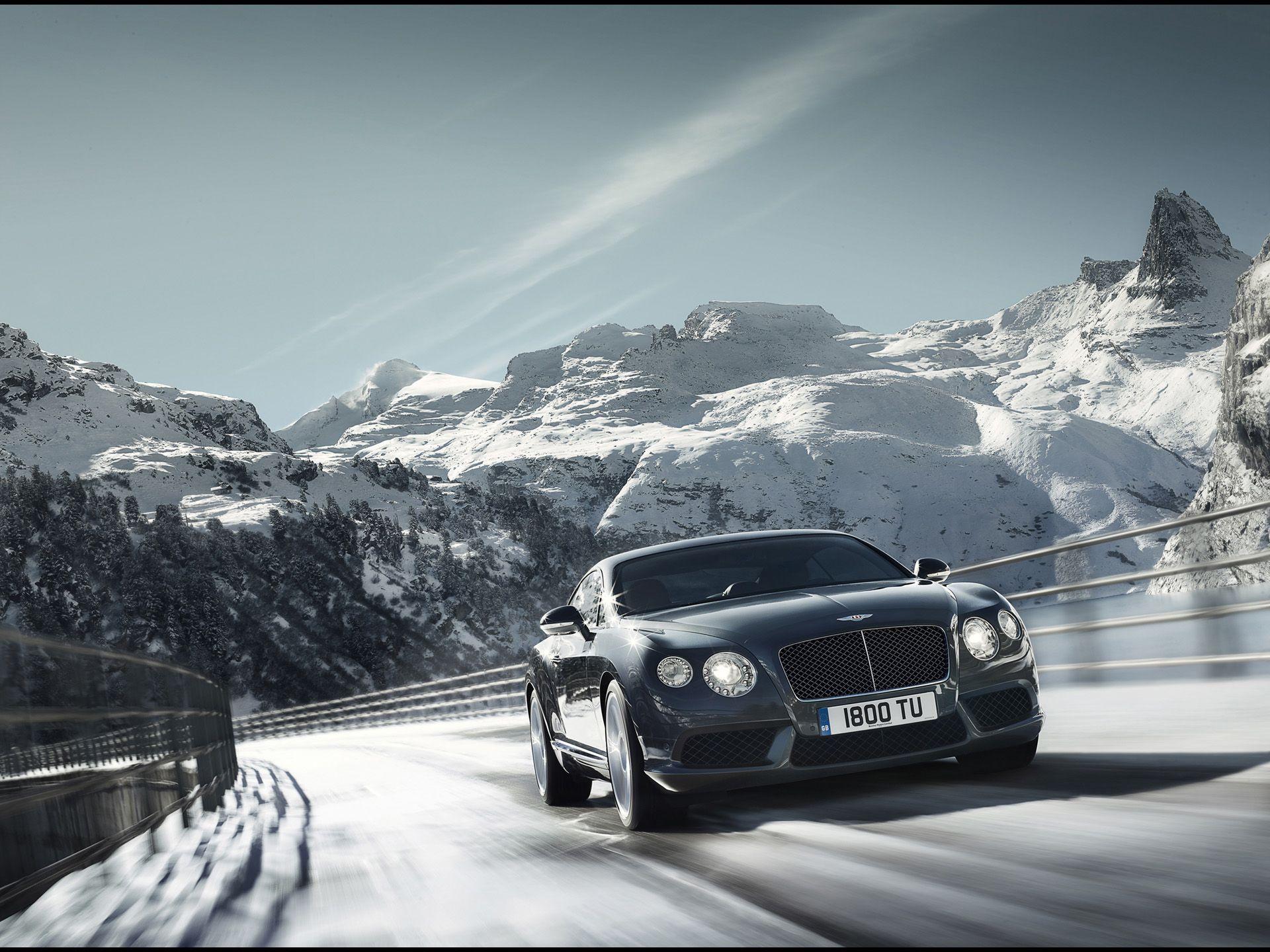 Bentley Continental GT V8 Gray Speed wallpaper. Bentley