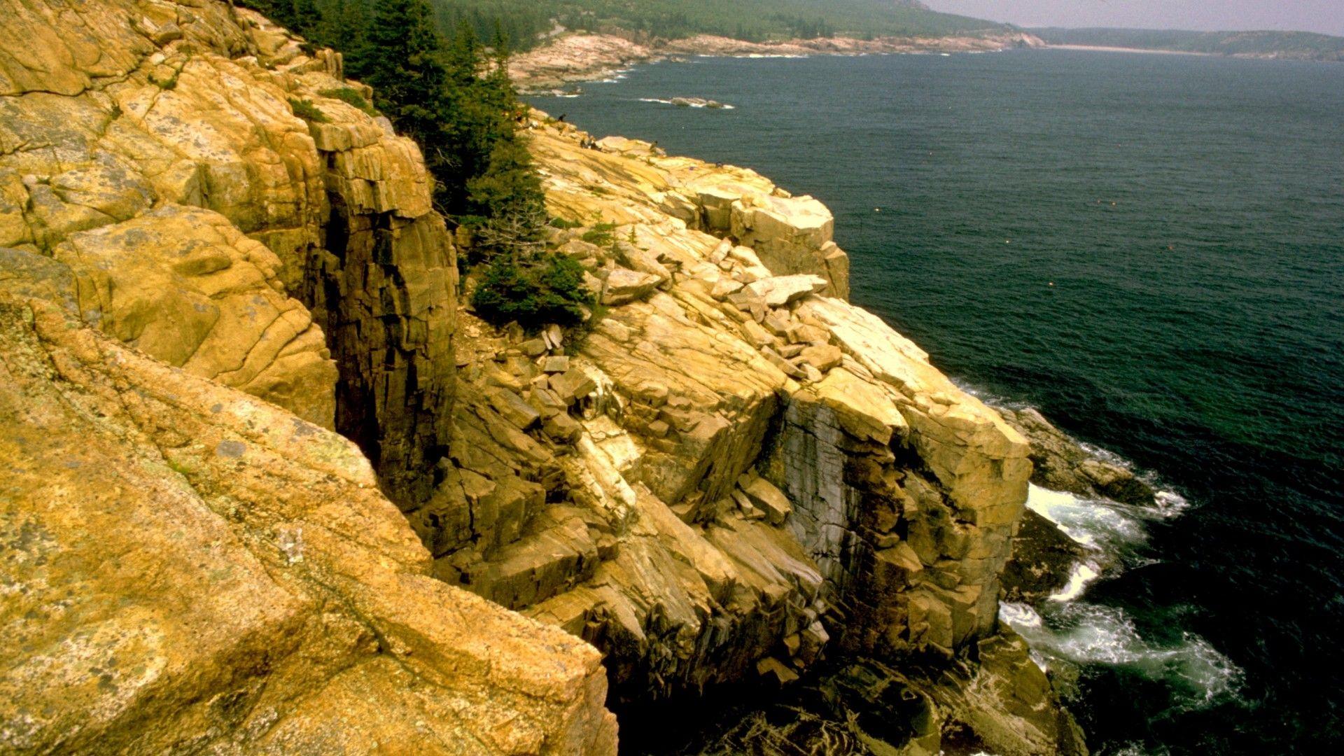 Simply: Acadia National Park USA cliffs forests