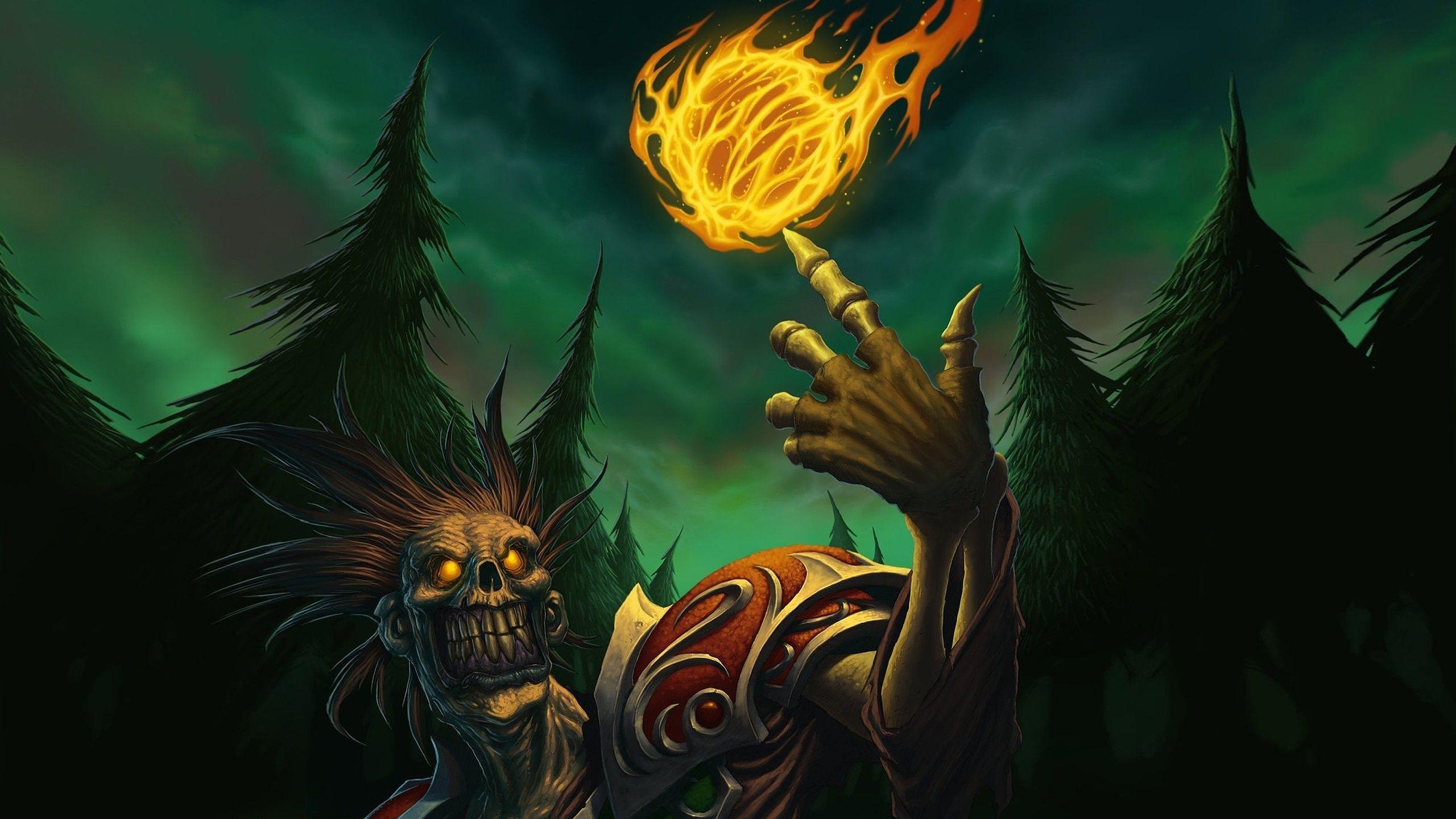 World Of Warcraft, Wow, Undead, Fireball Wallpaper