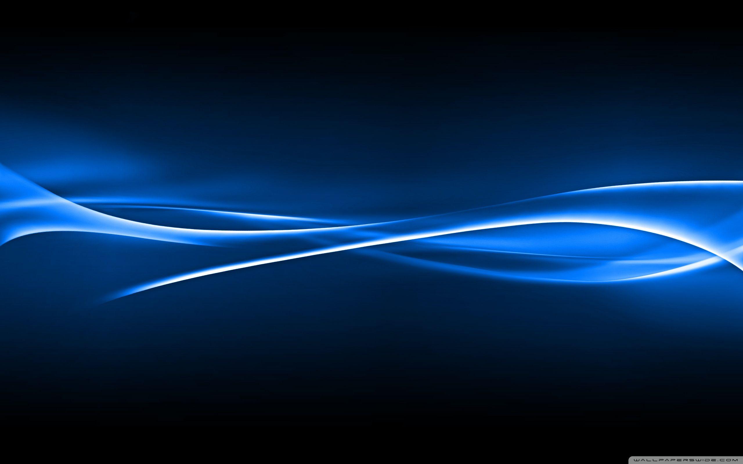 Blue Light Wave Ultra HD Desktop Background Wallpaper for 4K UHD TV, Multi Display, Dual Monitor, Tablet