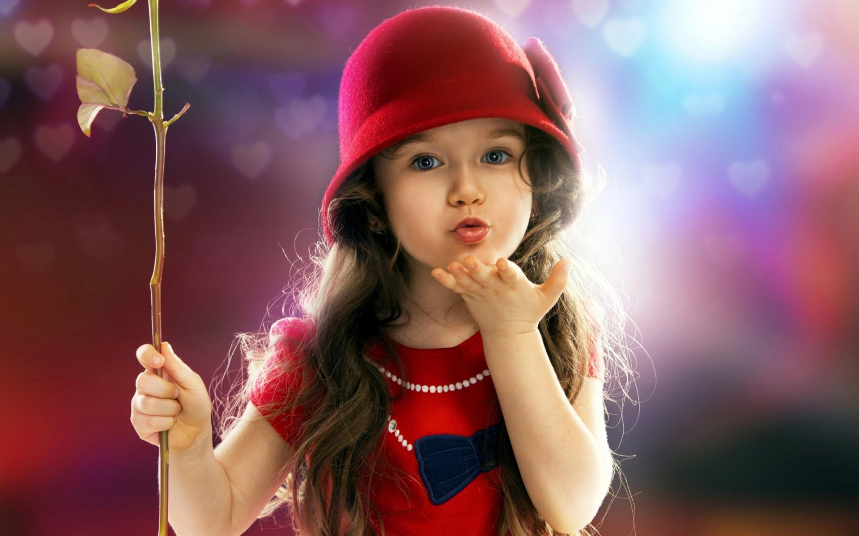 An Adorable Little Girl With Big Blue Eyes Background, Cute Dp Picture  Background Image And Wallpaper for Free Download