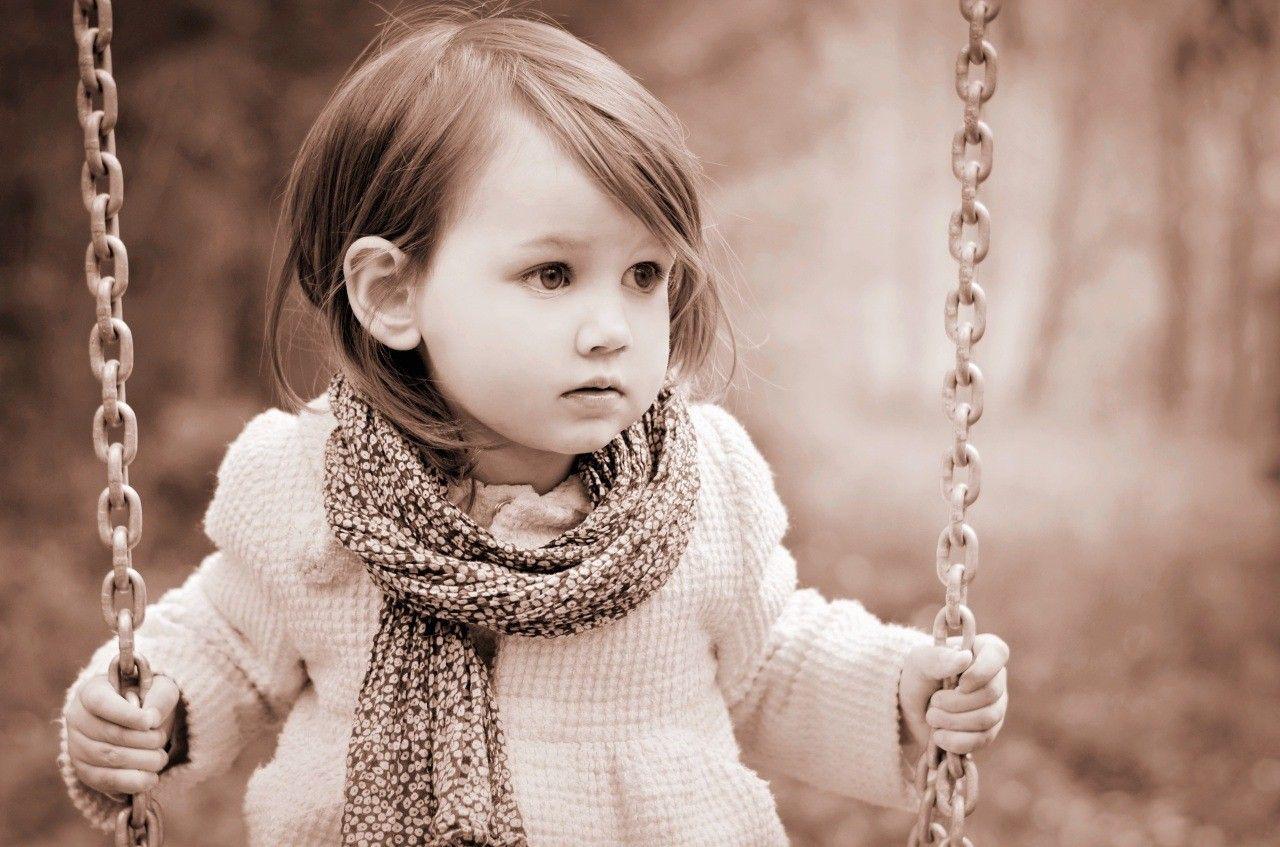 Little Girl Swing Widescreen HD Wallpaper HD Wallpaper