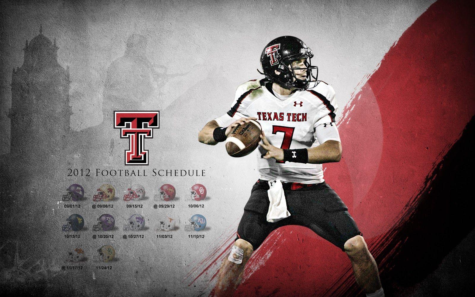 Texas Tech 2012 Football Schedule Paint Design