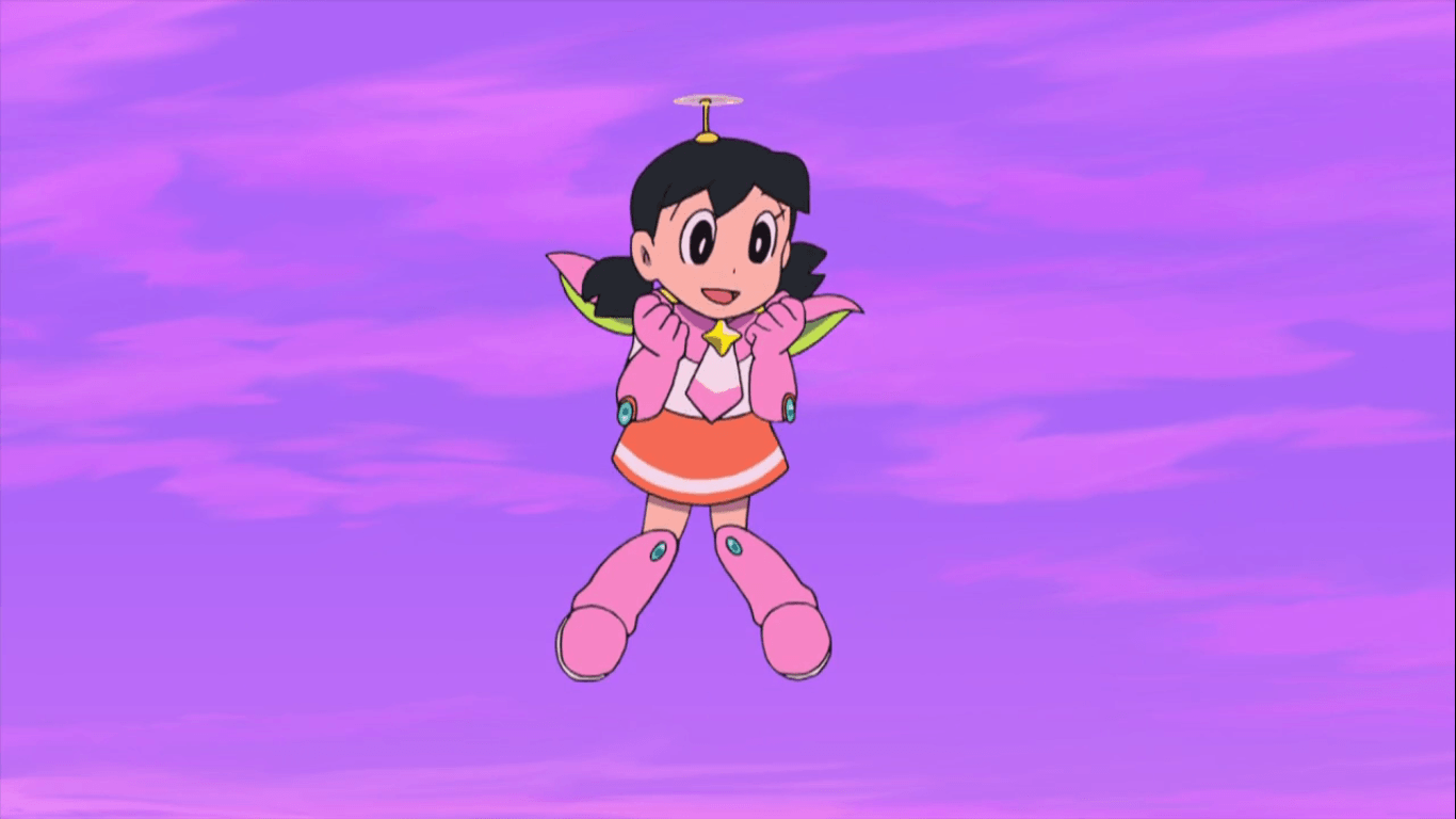 Nobita Space Heroes Shizuka Image 4 Yatta!.png. Doraemon