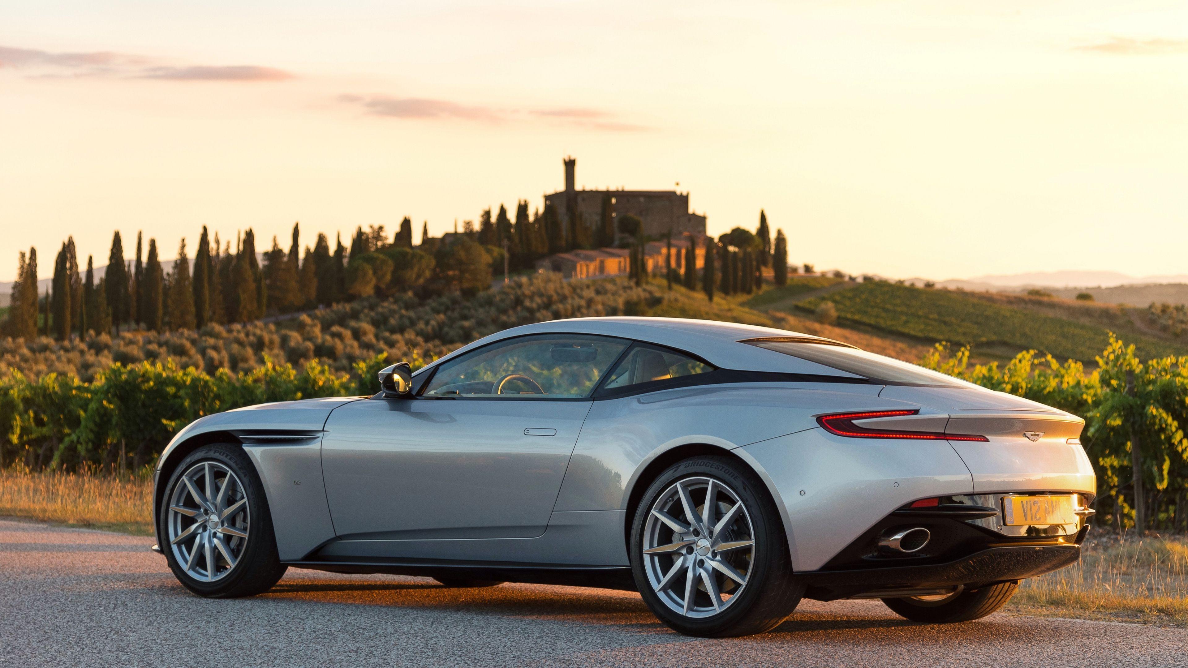 Download Wallpapers 3840x2160 Aston martin, Db11, Side view 4K