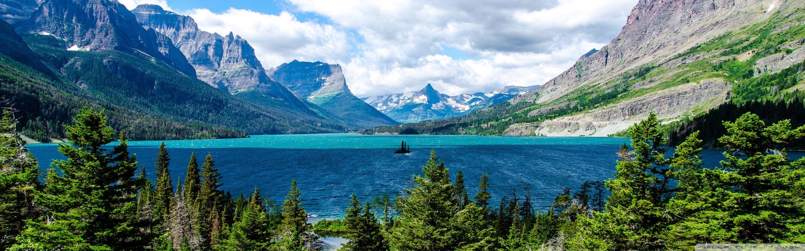 Saint Mary Lake Glacier National Park HD desktop wallpaper, High