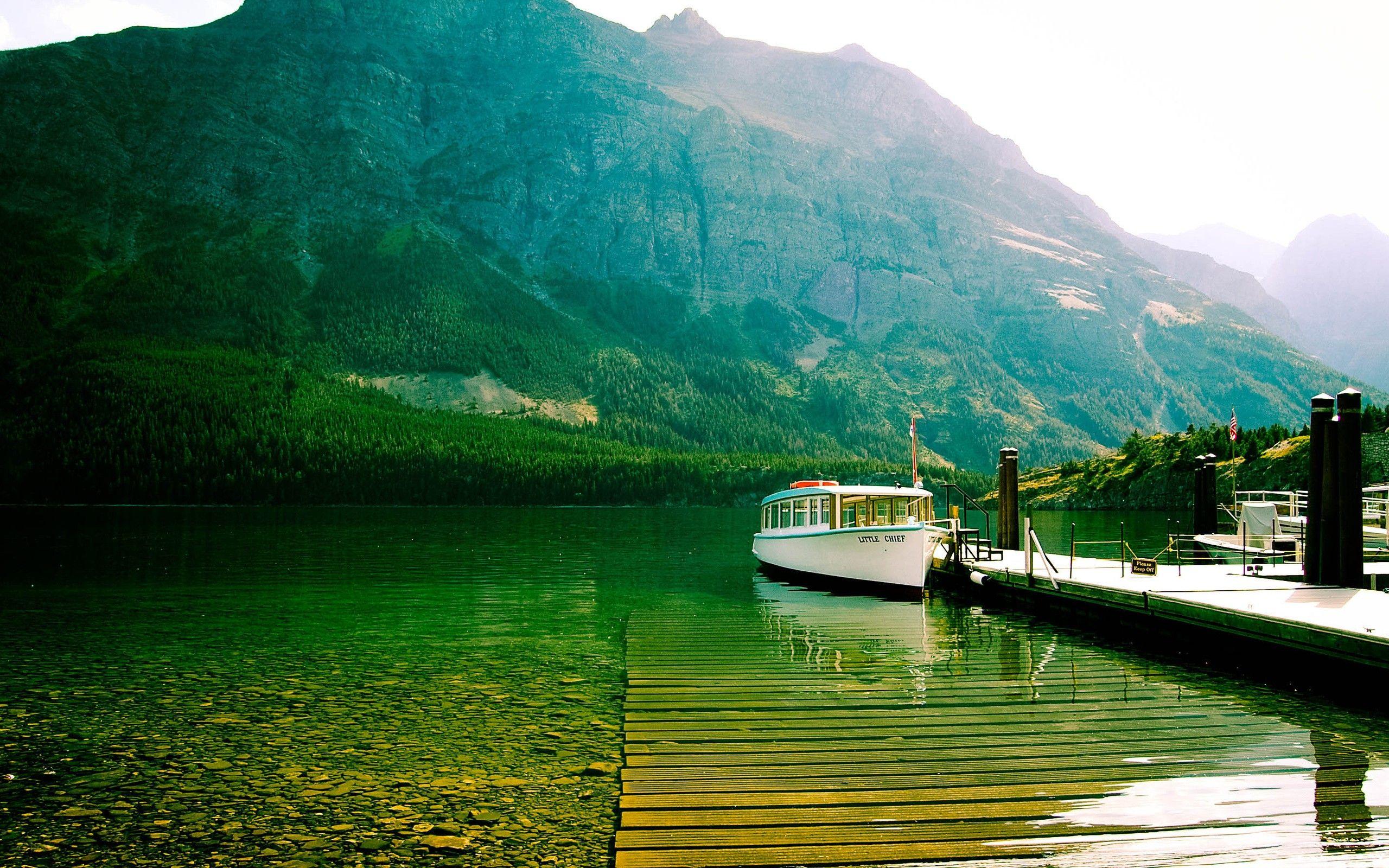 Daily Wallpaper: Glacier National Park. I Like To Waste My Time