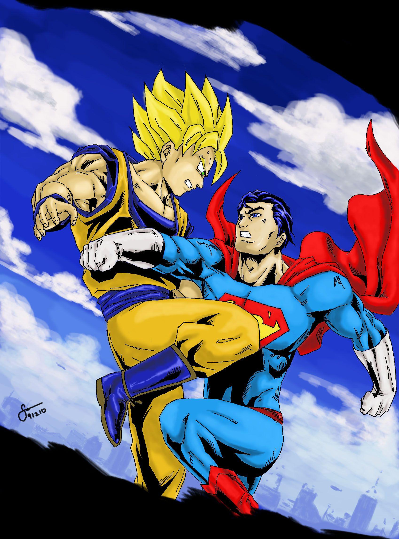 Why is goku vs superman such a common matchup?-Topic