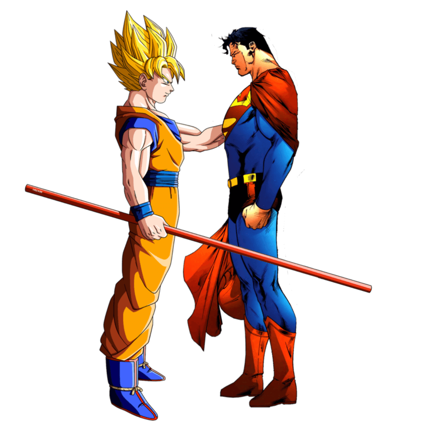 Background For Goku Vs Superman Transparent Background