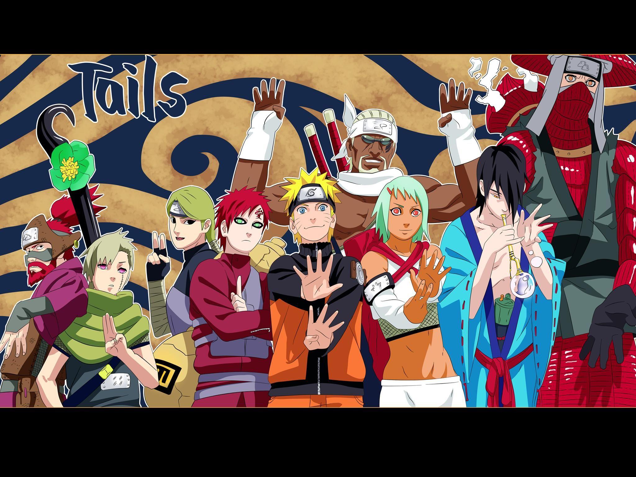 Naruto 9 Jinchuurikis Wallpaper