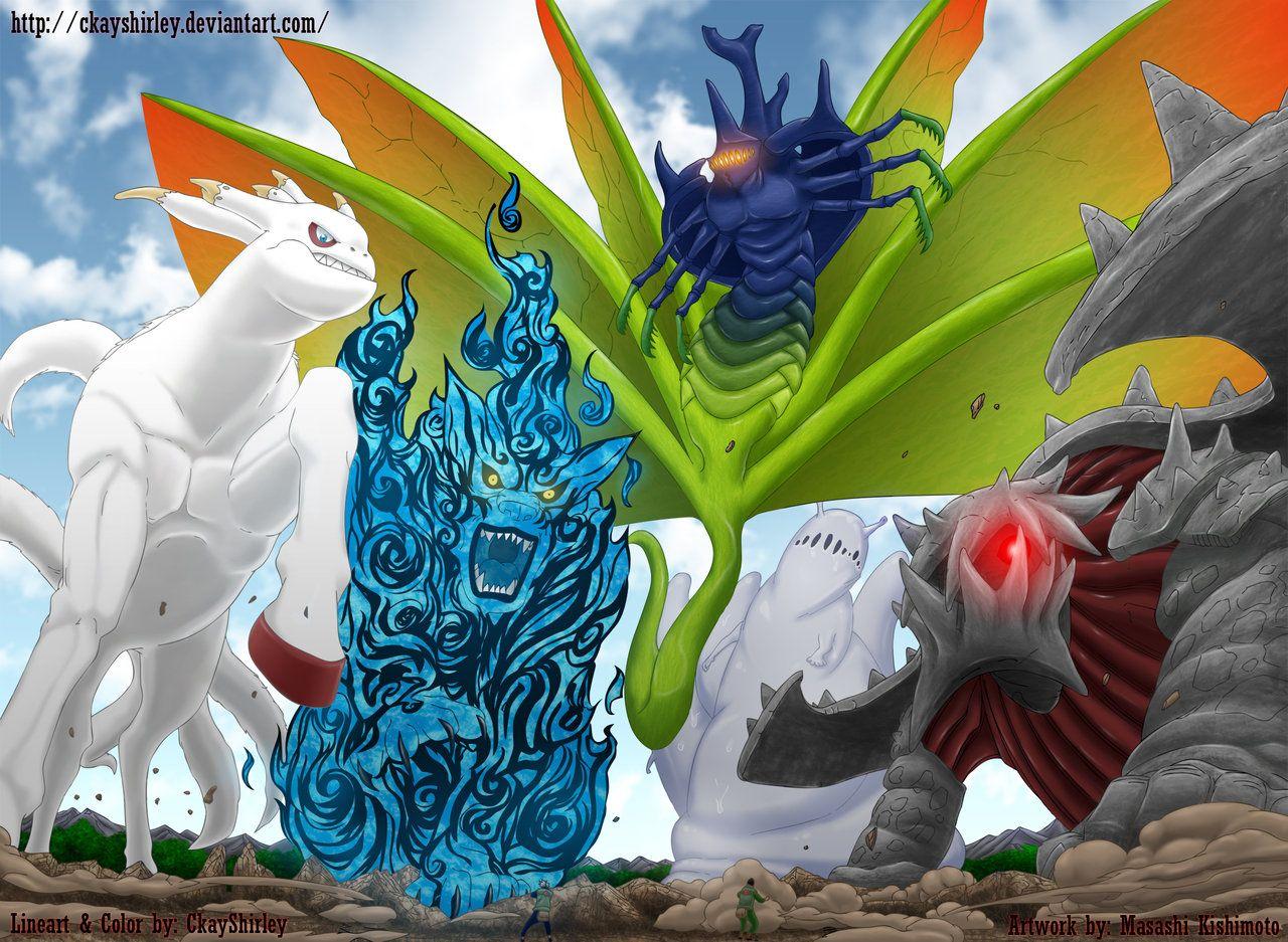 Dragons (FT) vs 7 Tailed beasts (Naruto)