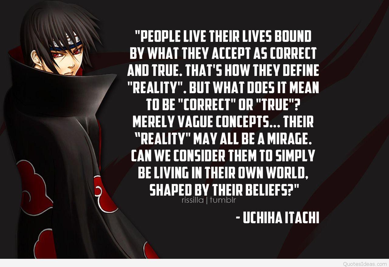 Download Naruto Itachi Uchiha Quotes Pics