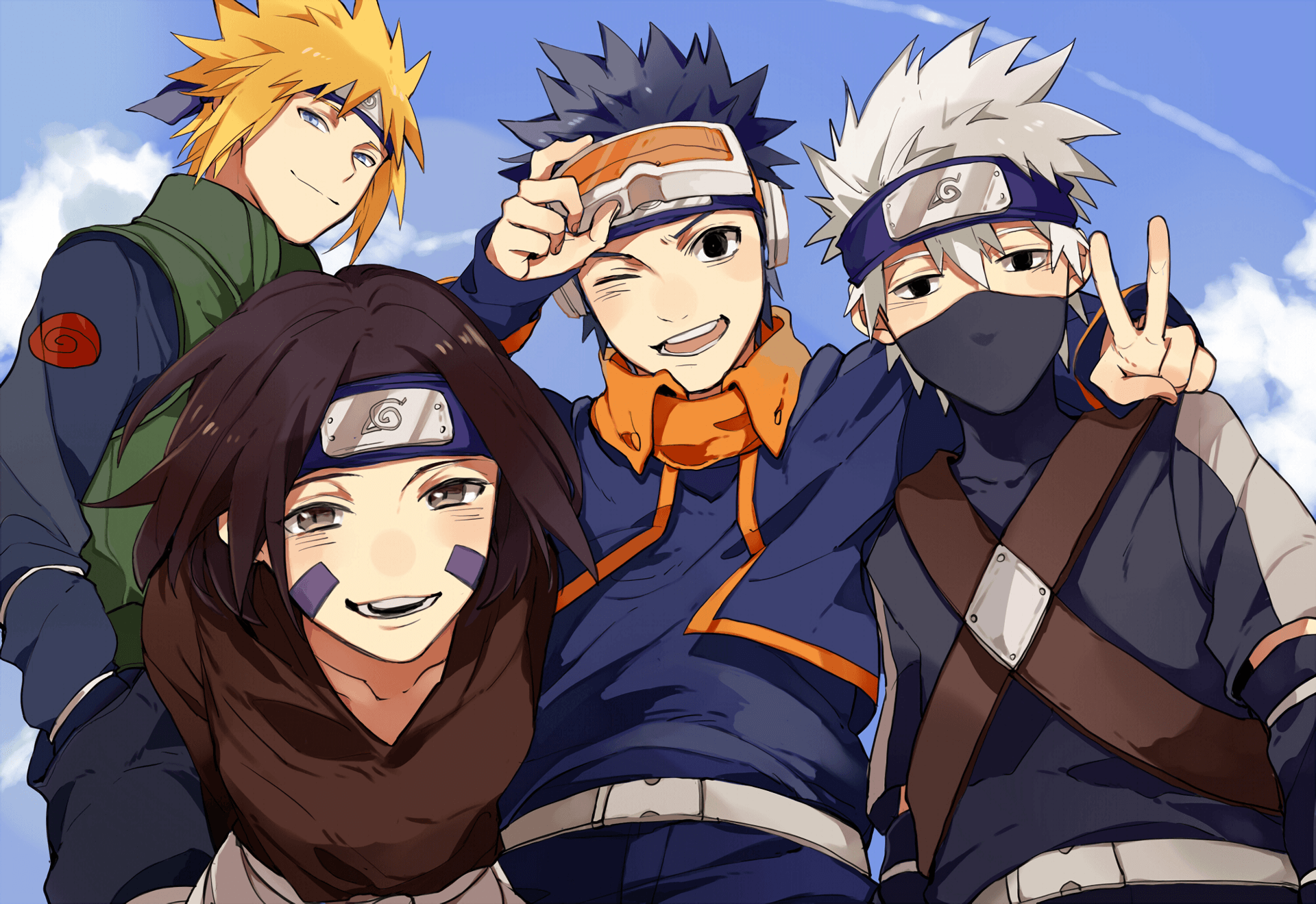 Old friends of Kakashi Full HD Wallpaper