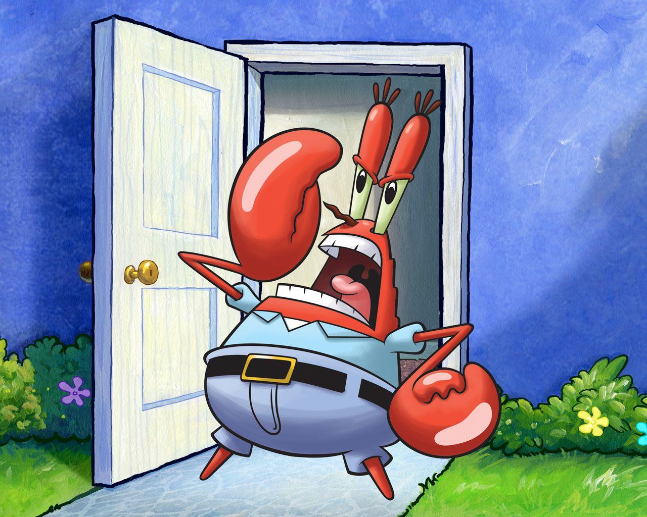 Mr Krabs in Spongebob Image