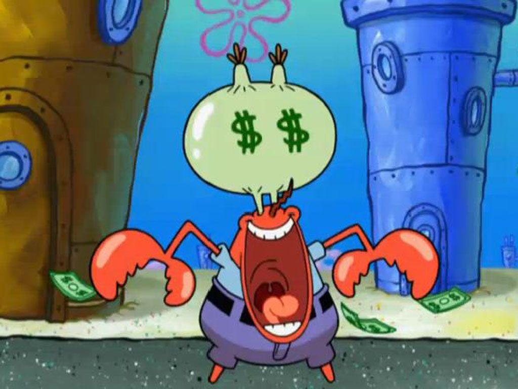 Mr Krabs Money Spongebob