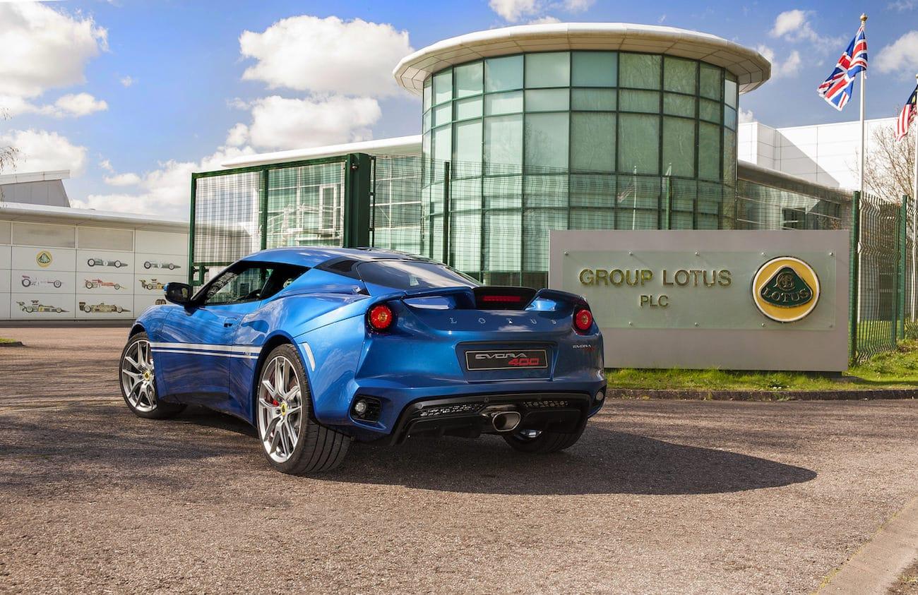Lotus introduces an anniversary edition of its Lotus Evora 400