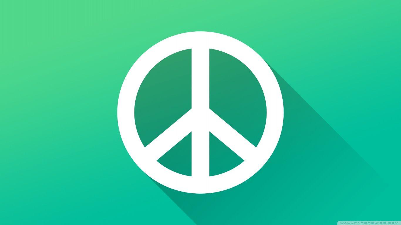 Green Peace Sign HD desktop wallpaper, Widescreen, High