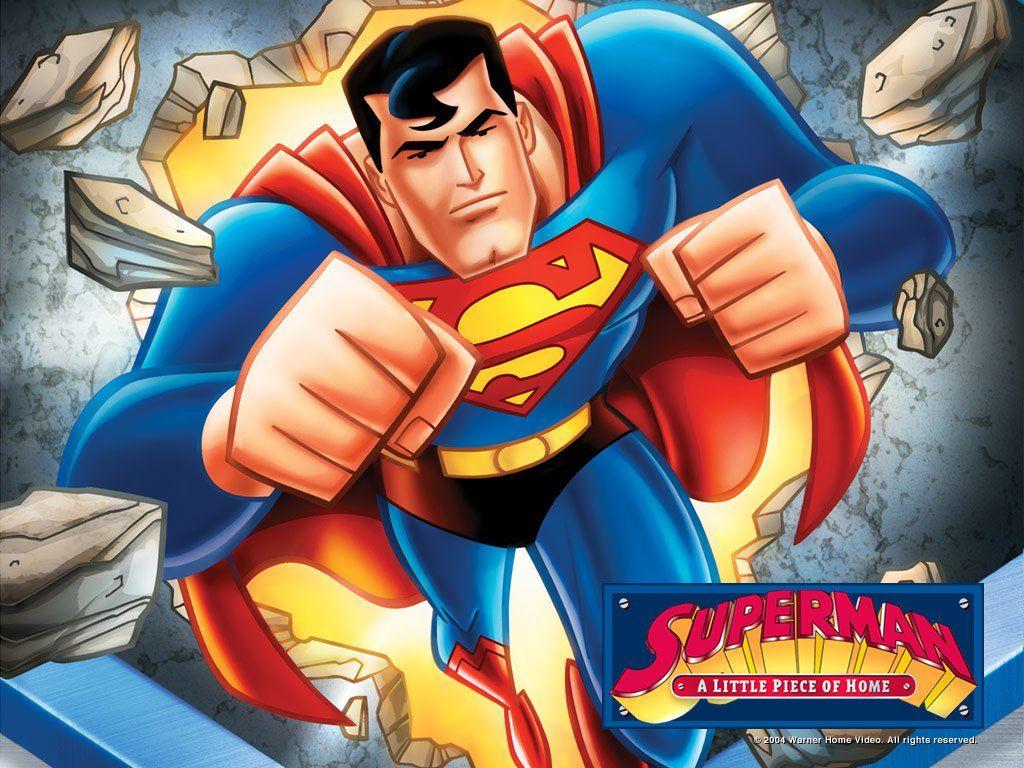 Superman Cartoon Wallpapers - Wallpaper Cave
