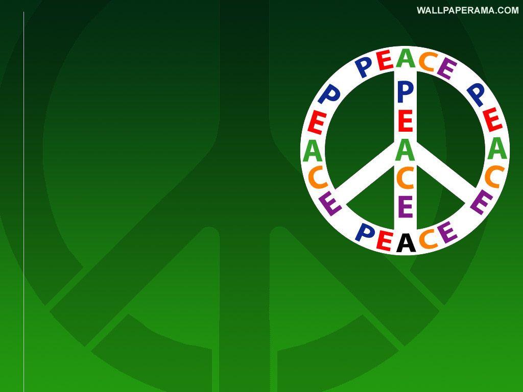 Peace Logo Wallpaper Free HD Background Image Picture