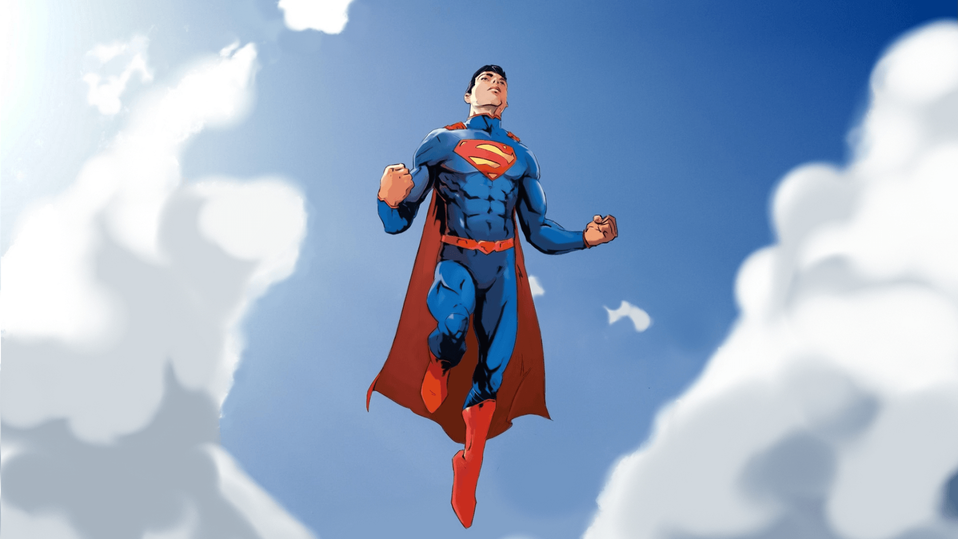 Superman Cartoon Wallpapers Wallpaper Cave