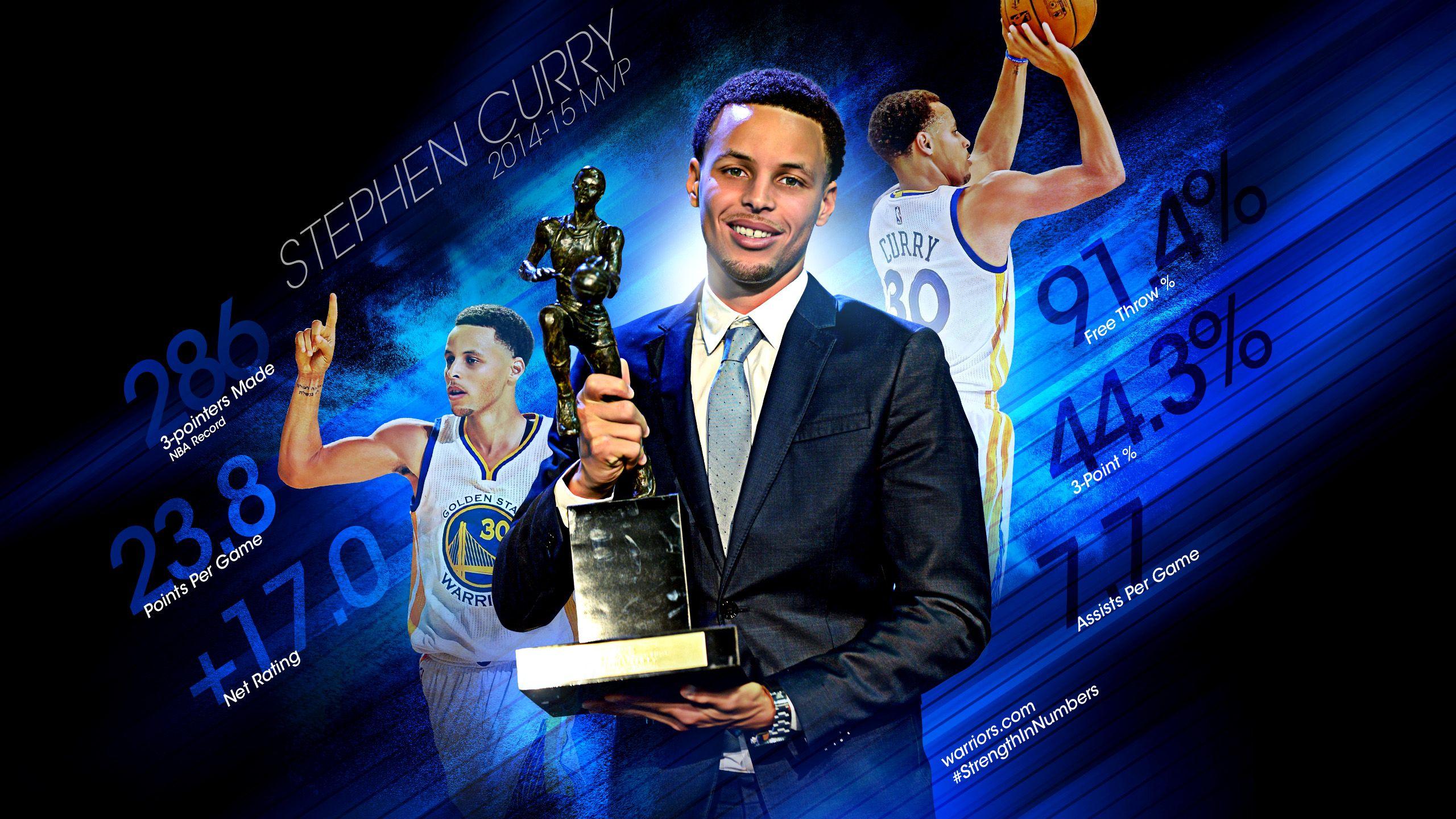 Stephen Curry: 2014 15 MVP. Warriors Artwork