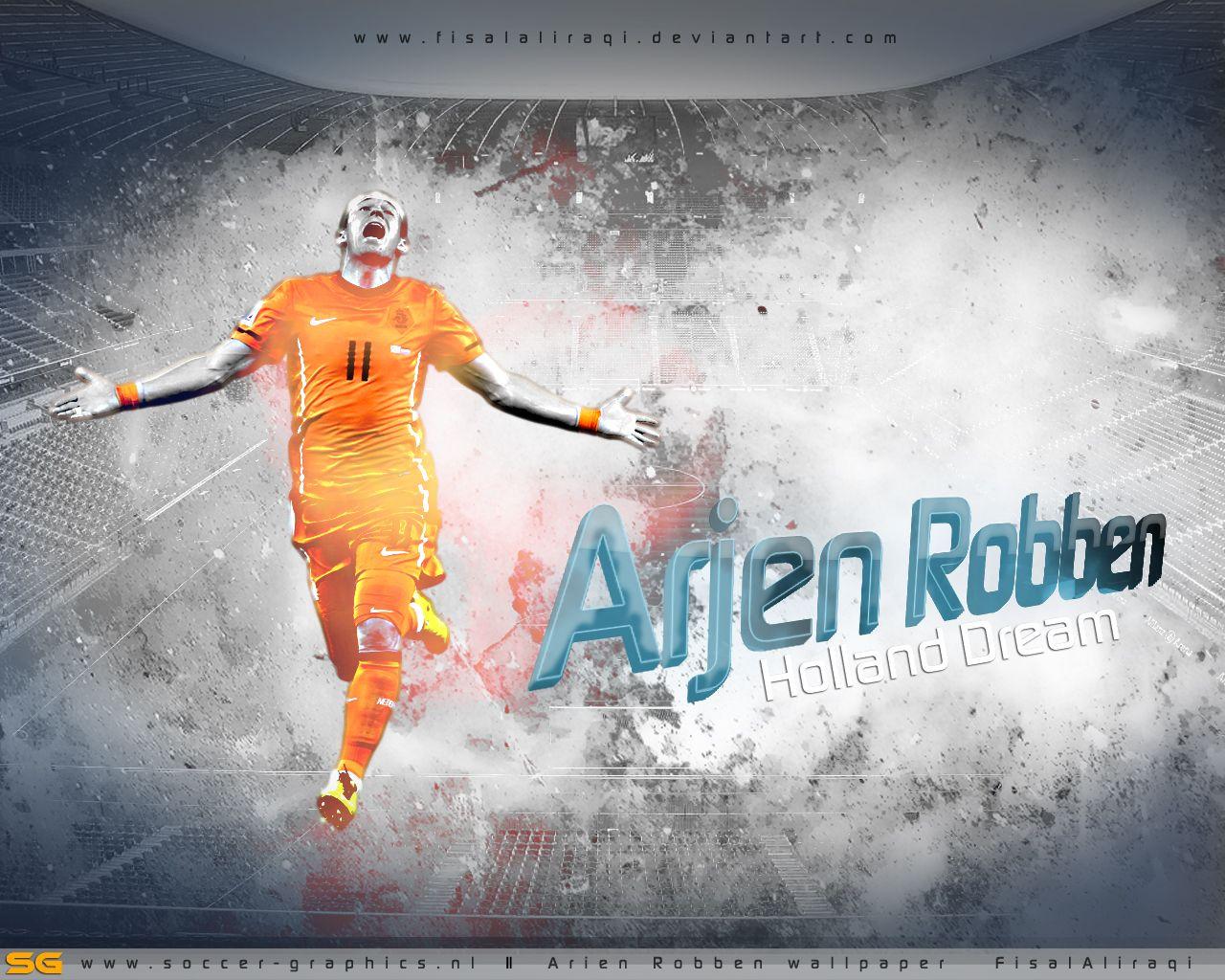 Arjen Robben Football Wallpaper