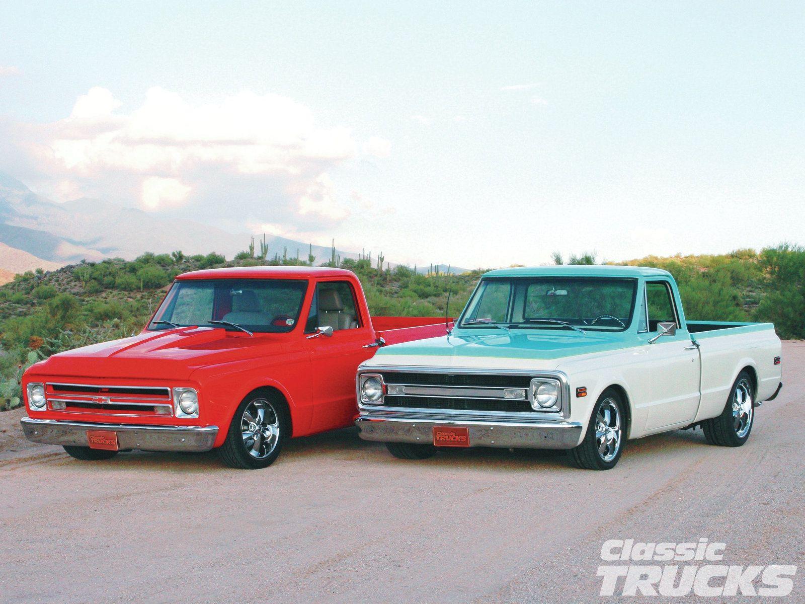 Chevy C10, White, And Blue Rod Network