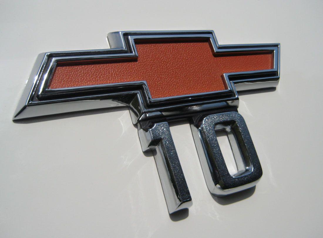 emblem from a 1968 Chevrolet C10 pickup. Vintage Auto
