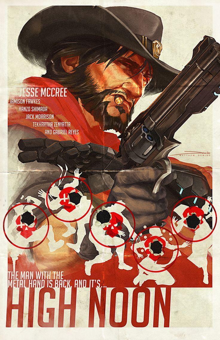 best Overwatch, McCree image. Fanart, High noon