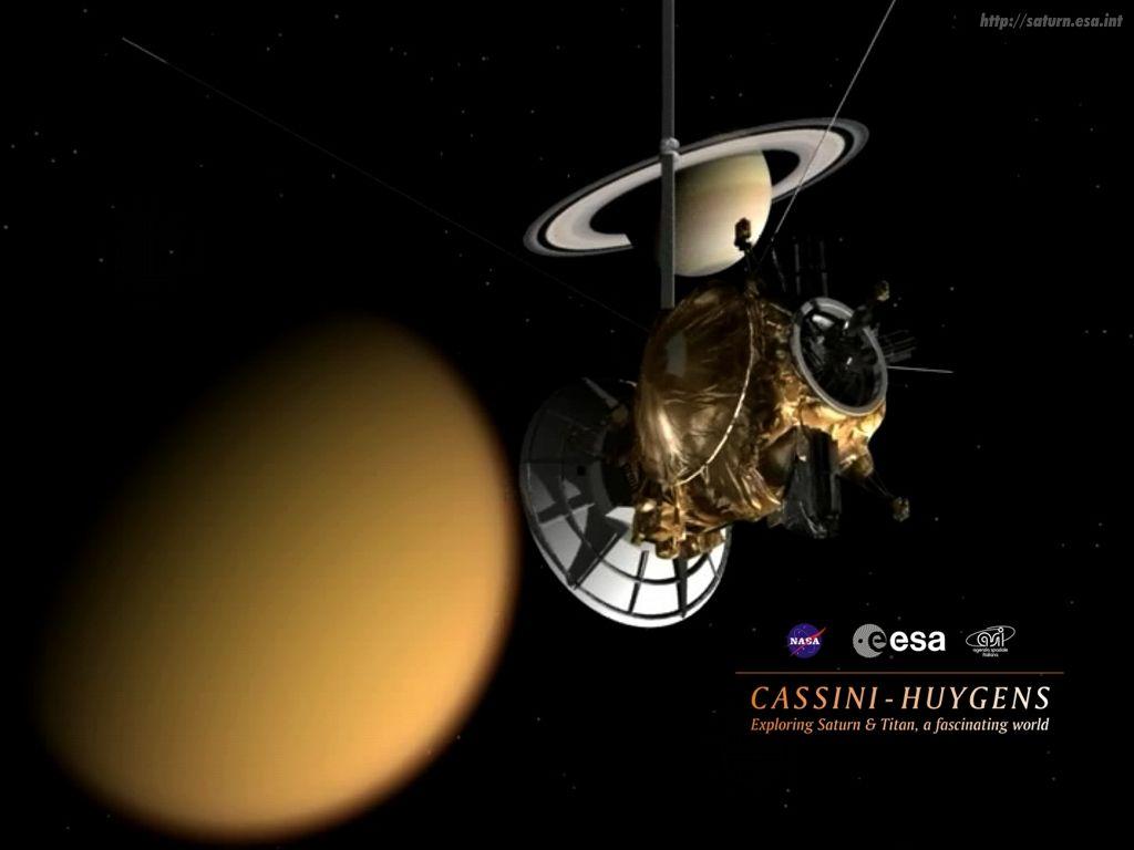 ESA Science & Technology: Cassini Huygens Desktop Image