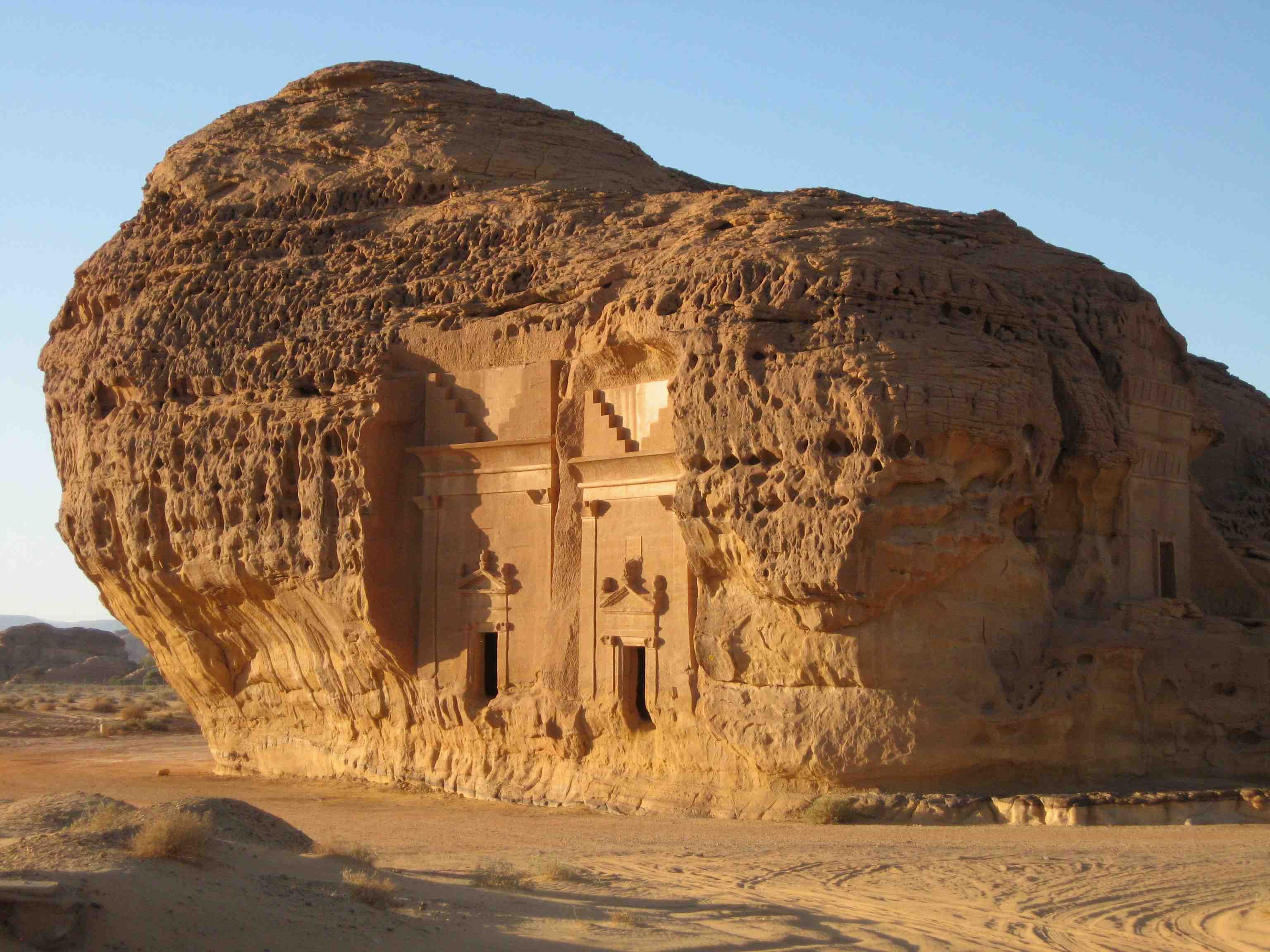 Ancient: Mada Seleh Saudi Arabia Rock Landscape Archaeological