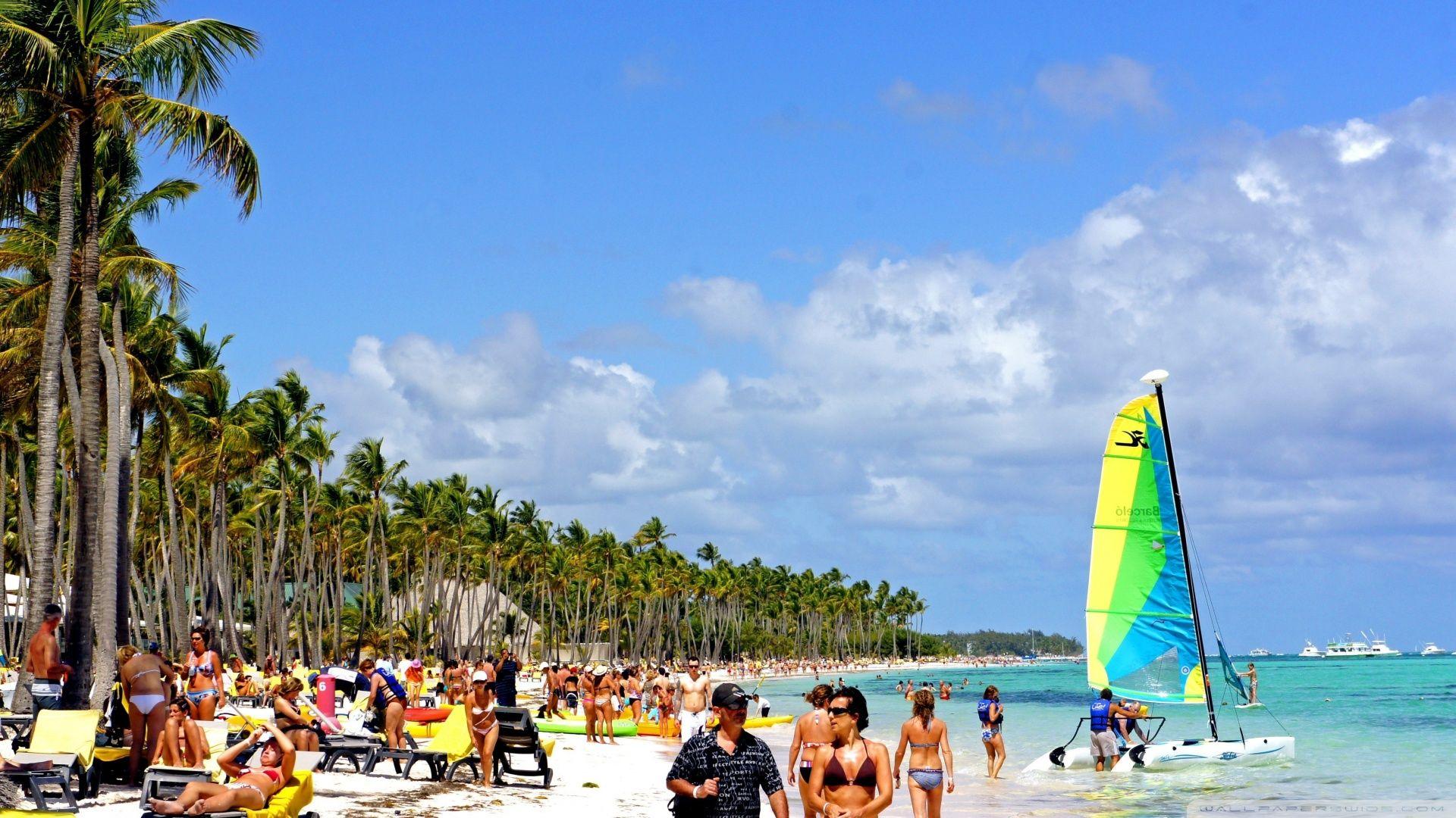 Beach In Dominican Republic HD desktop wallpaper, Widescreen