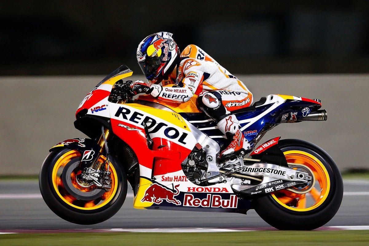 Dani Pedrosa Honda Race Qatar MotoGP 2015 Wall Wallpaper