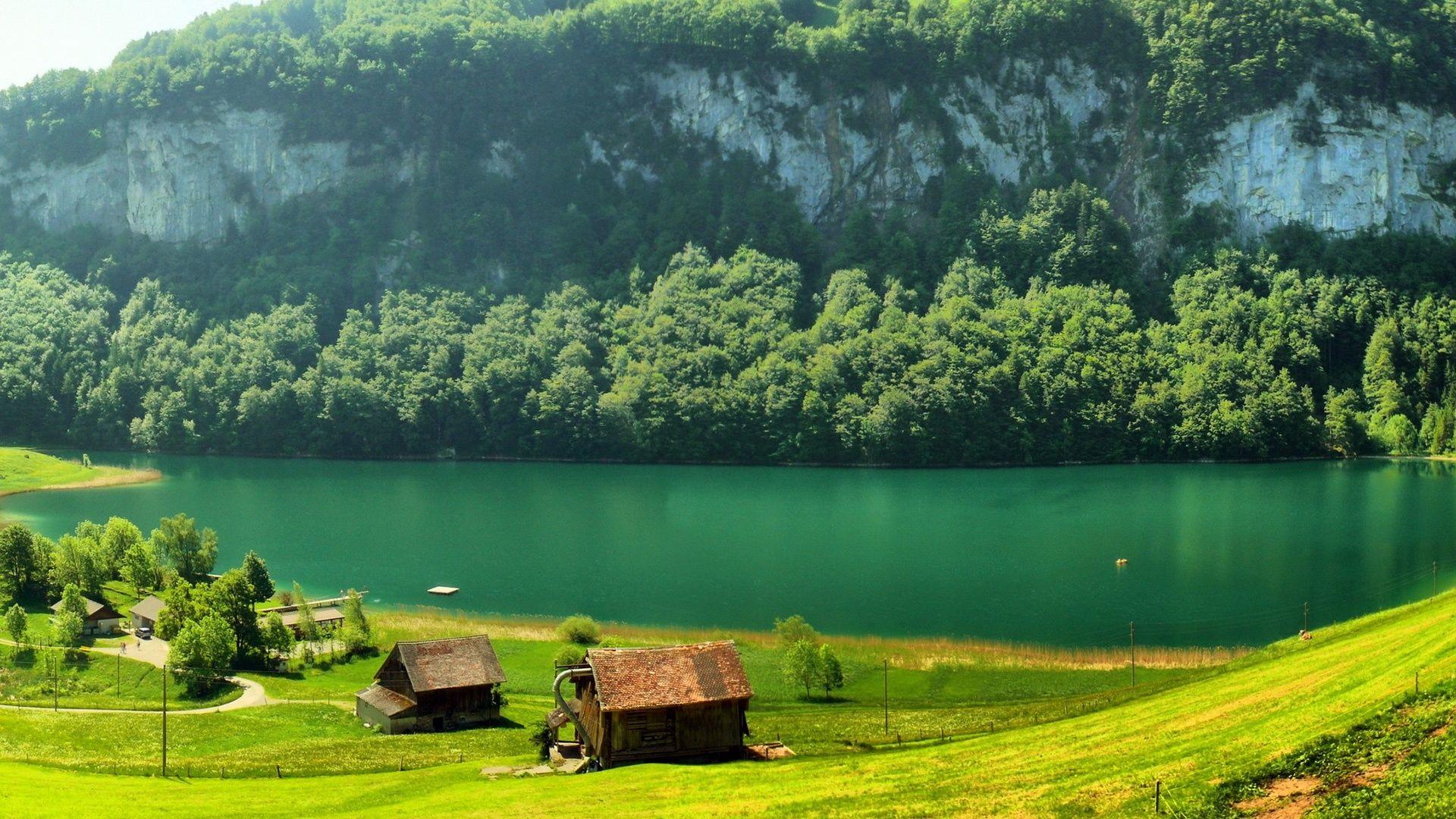 Switzerland village. Download HD Wallpaper. My Treasure