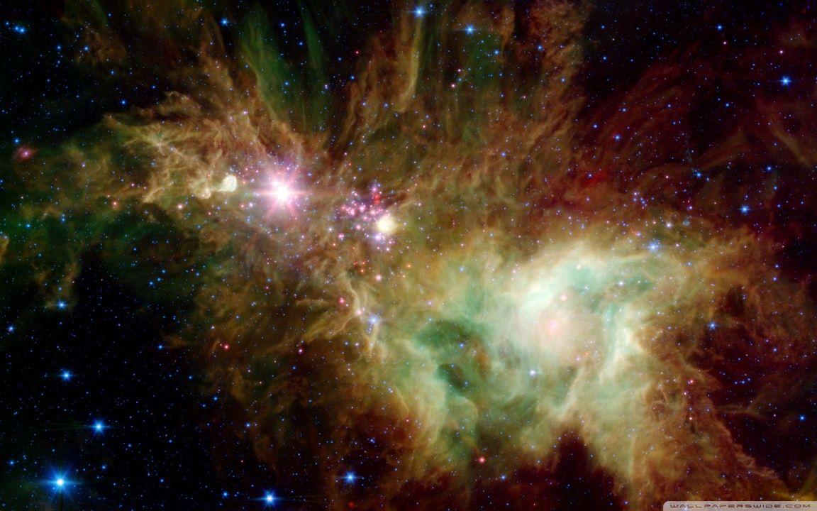 Stellar Snowflake Cluster HD desktop wallpaper, High Definition