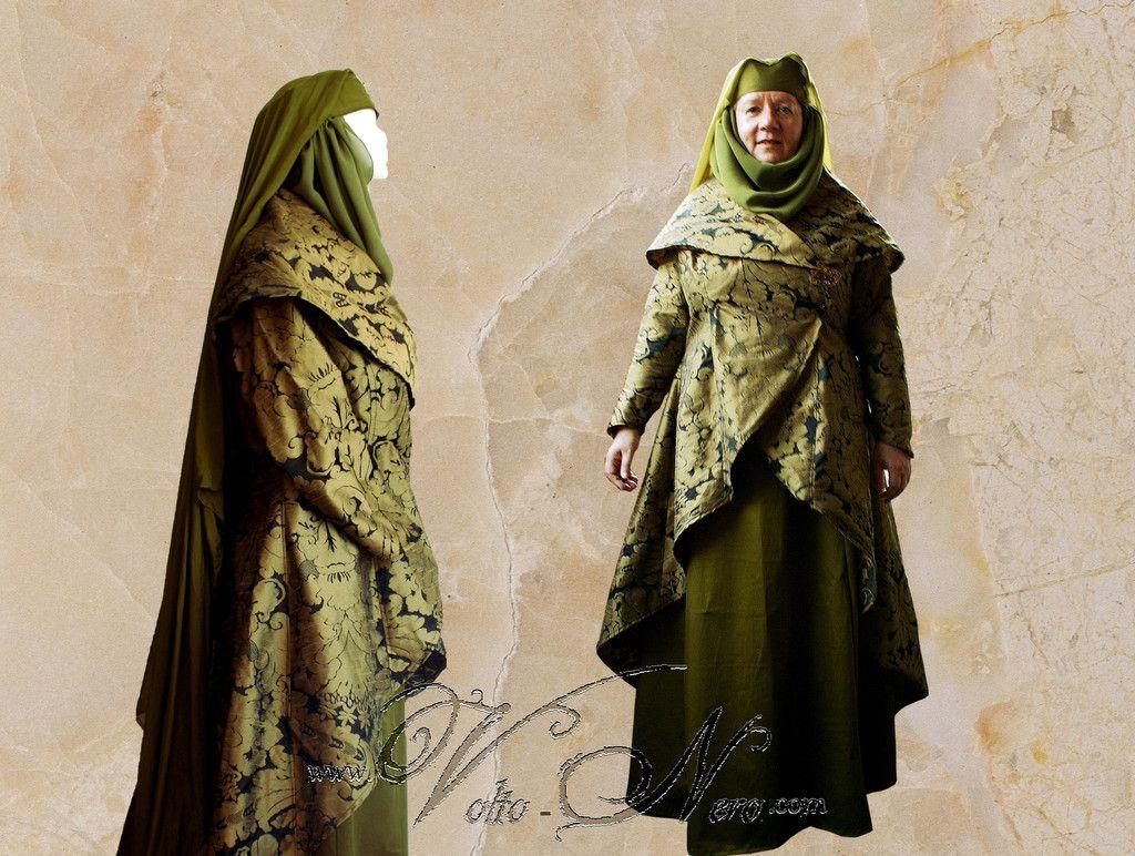Lady Olenna Tyrell Costume Game of Thrones dress Queen of Thornes