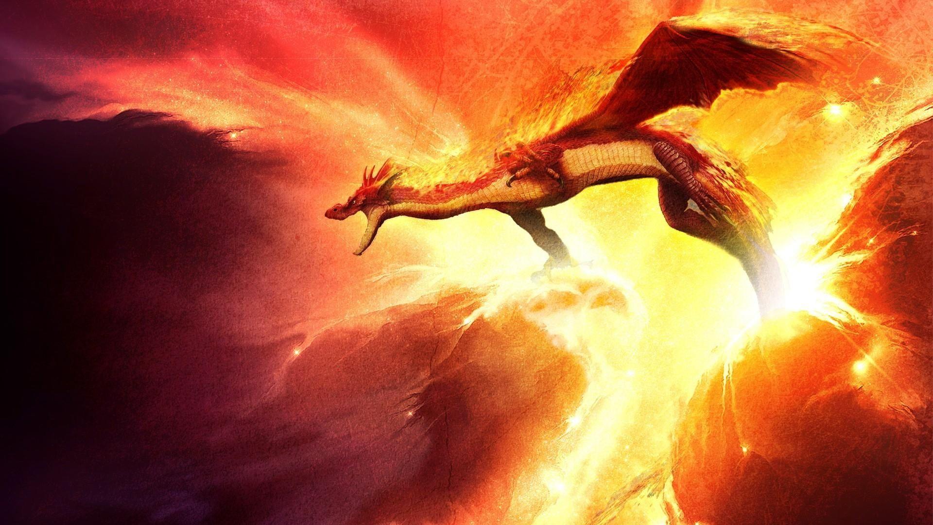Dragon Fire HD Wallpaper