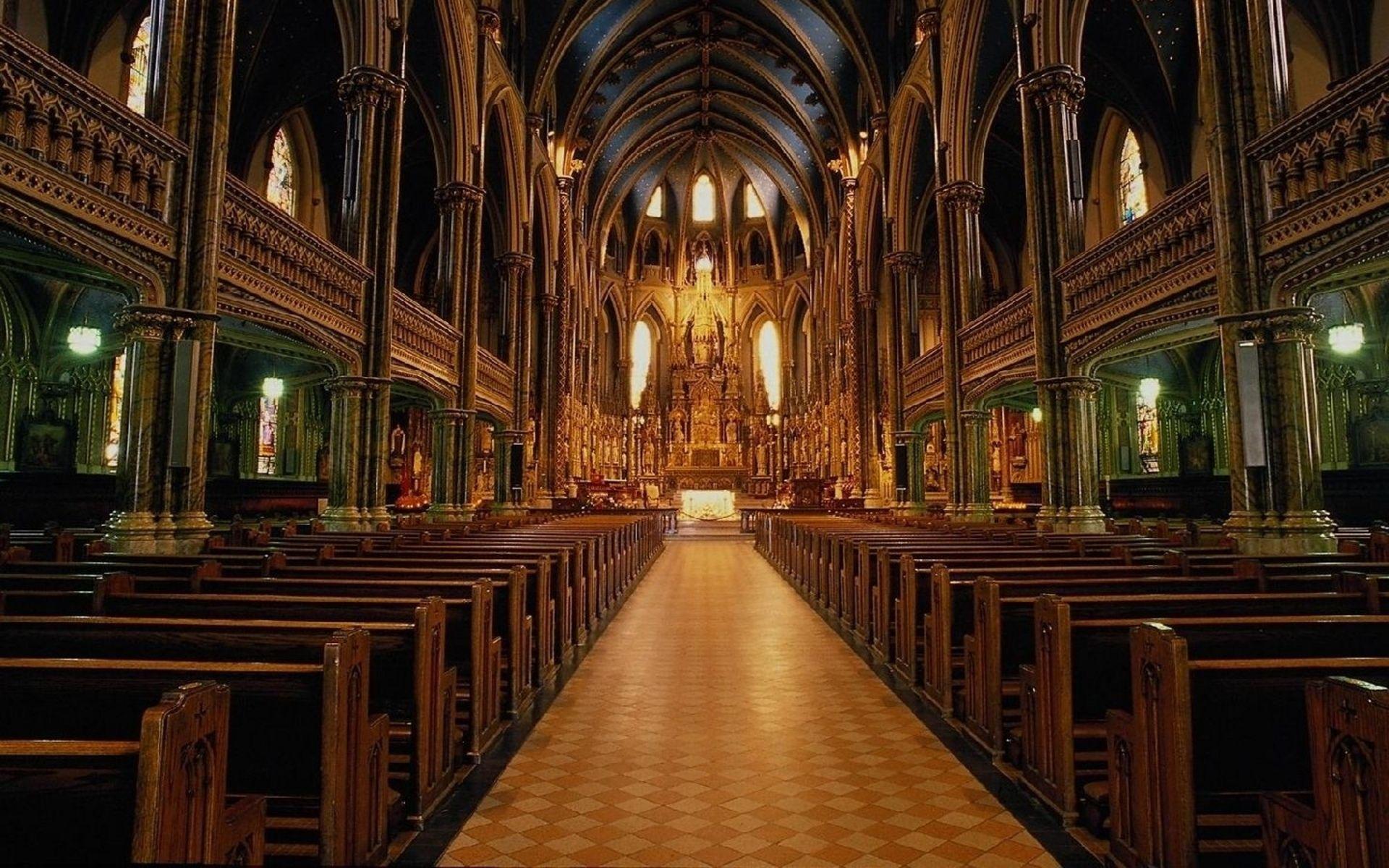Inside a Church Full HD Wallpaper and Backgroundx1200