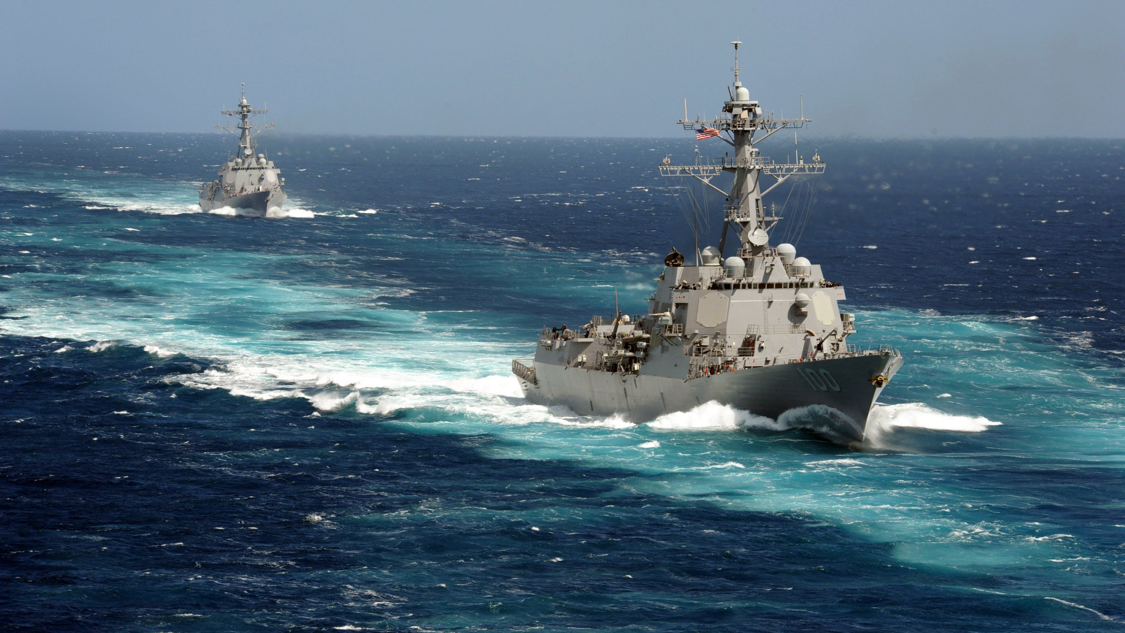 Naval Ships of the US Army. HD Wallpaper · 4K