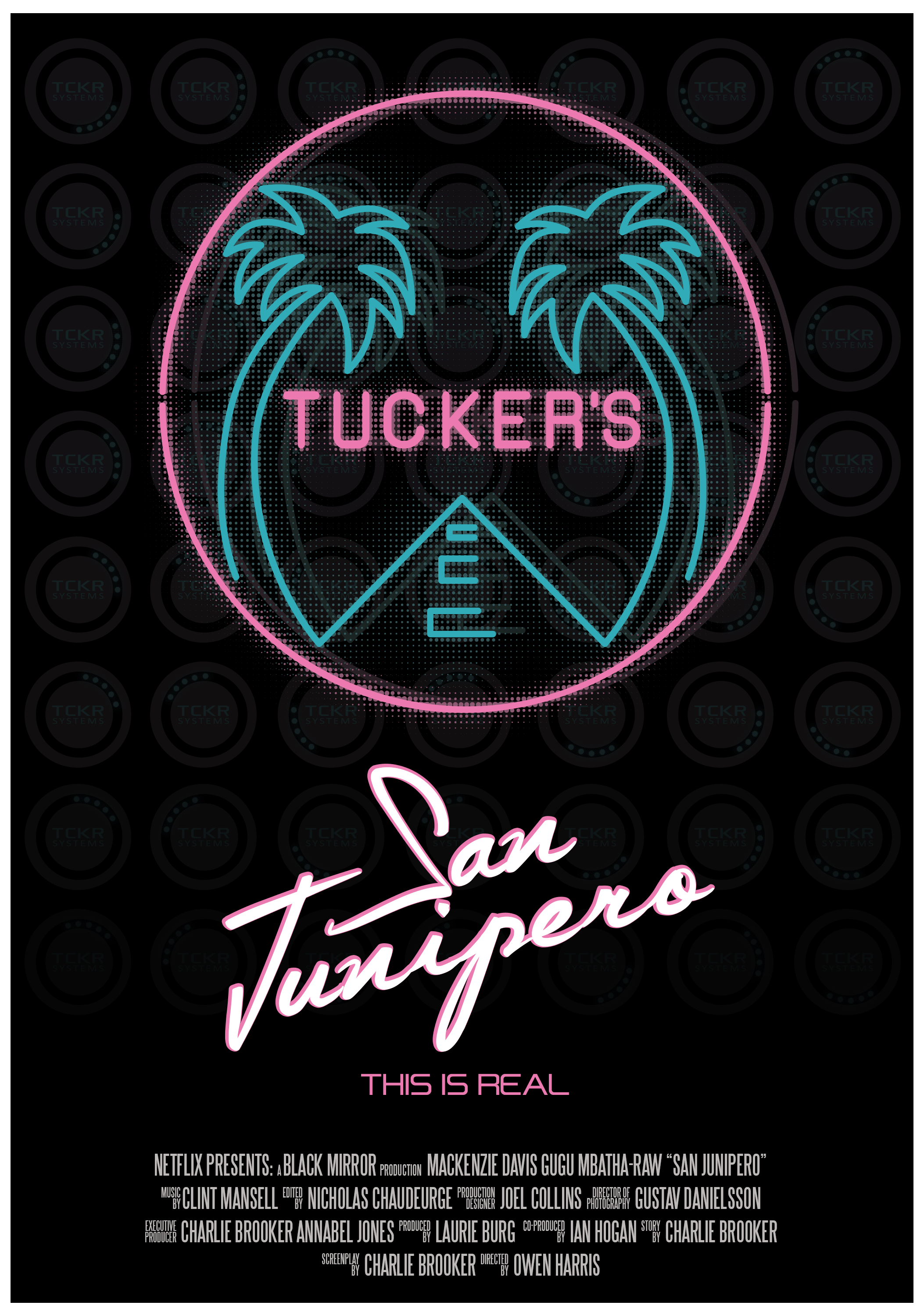 Decided to put together a movie poster for San Junipero. What do