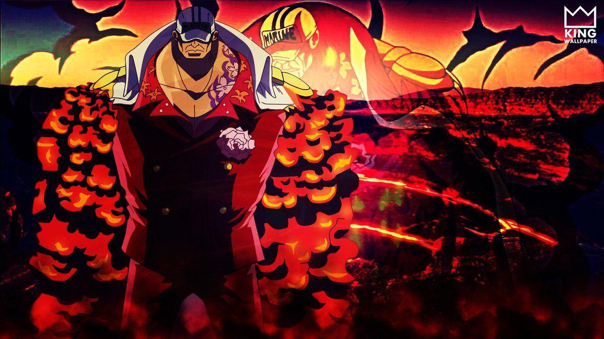 Gambar Akainu Sakazuki One Piece Wallpaper