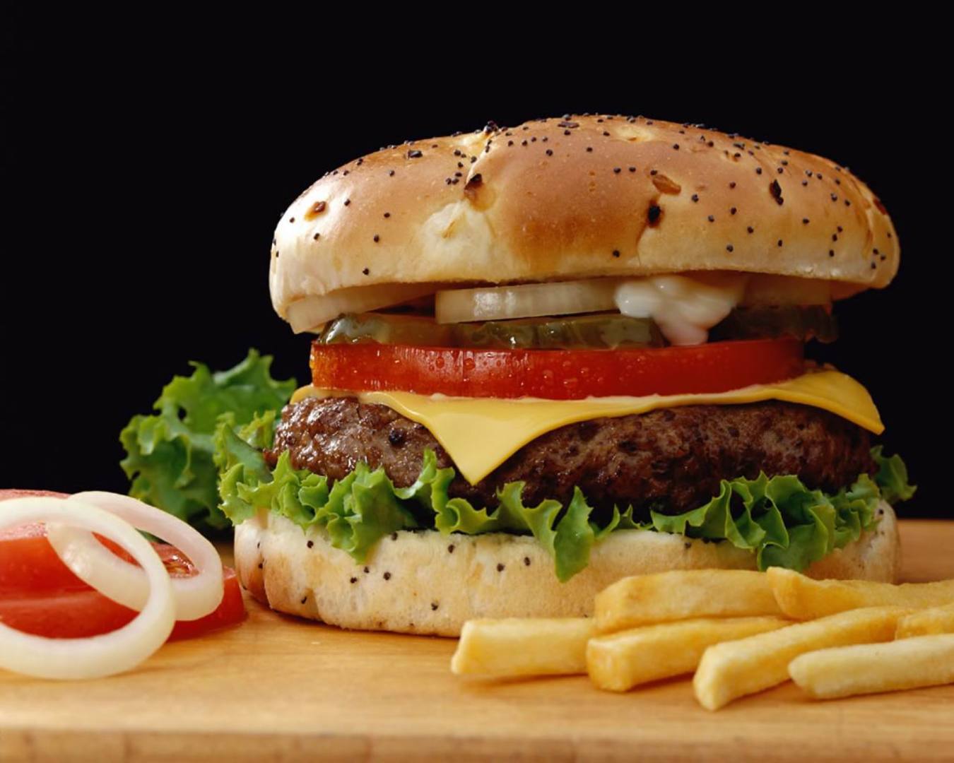 burger and fries Wallpaper HD Wallpaper. WALLPAPERS