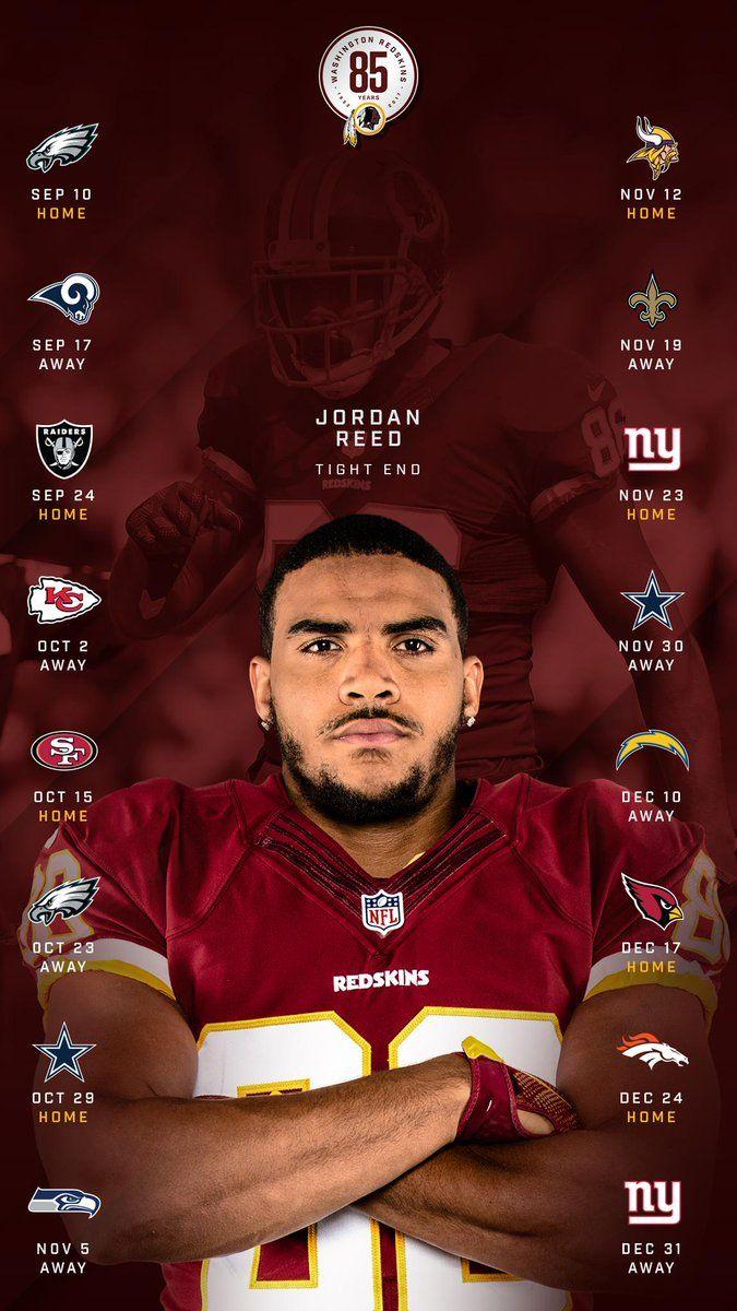 Washington Redskins the 2017 schedule with you