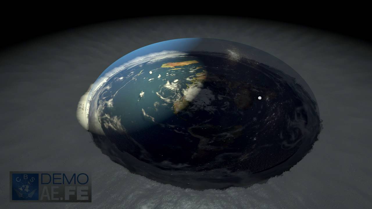 Flat Earth (AE) 3D animations FEEL FREE TO USE!