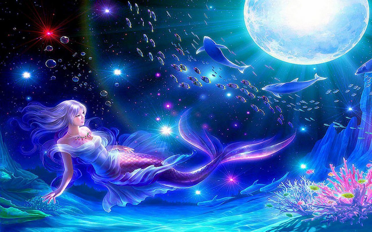 Mermaid Wallpaper, Fish Background, Picture, Image