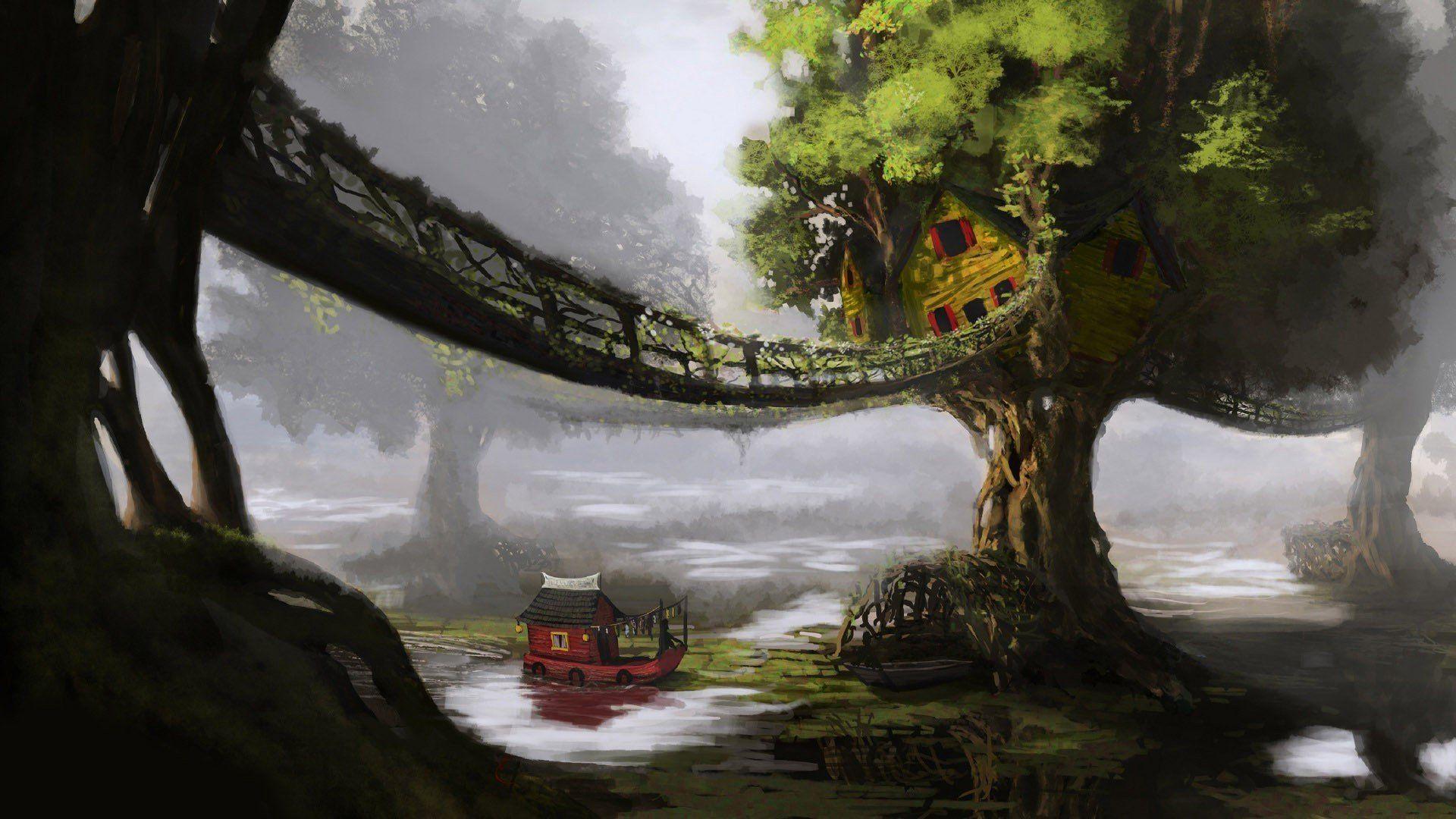 Fantasy Tree Houses